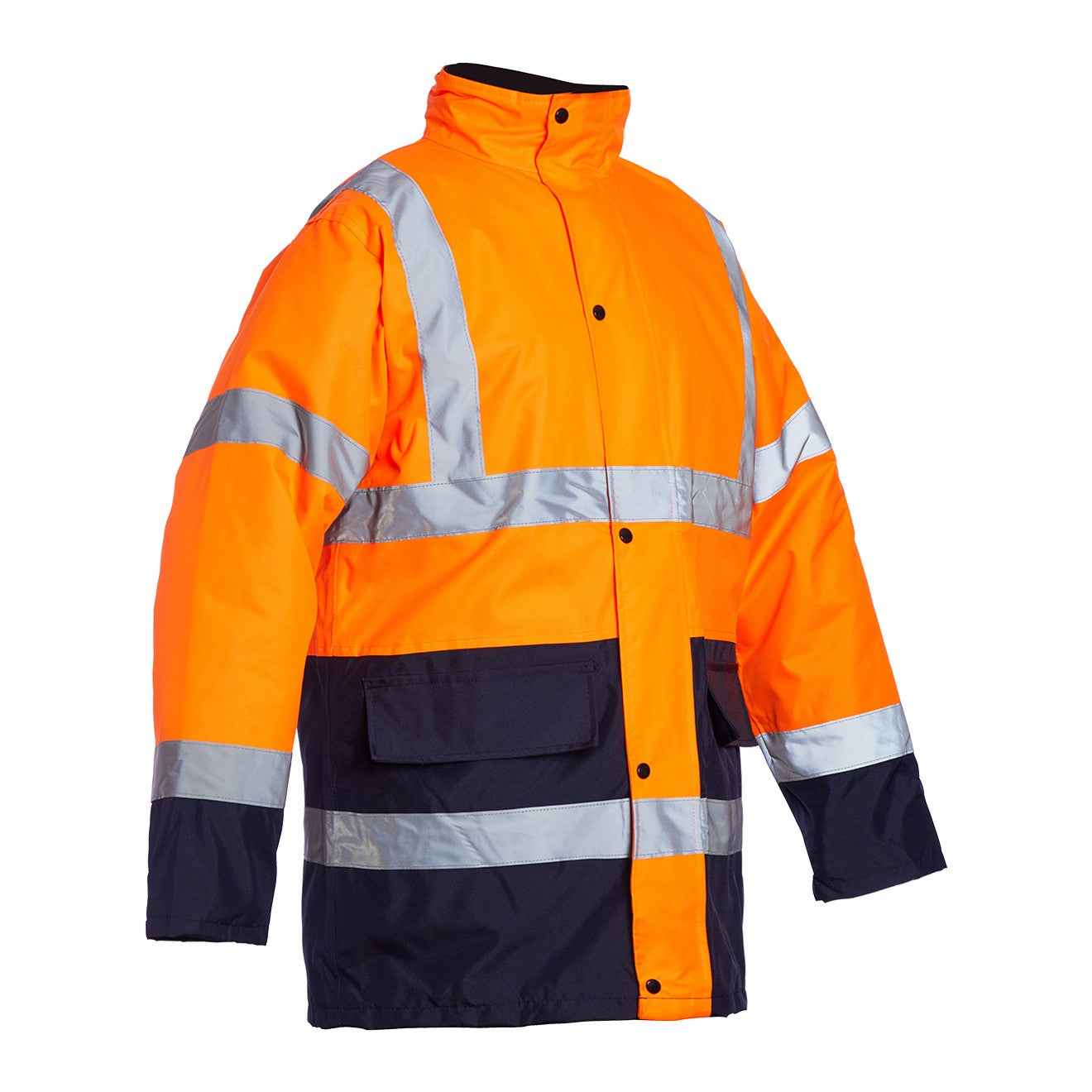 Blackrock Hi - Vis Two - Tone Coat - Yellow/Navy - ProAttire Ltd