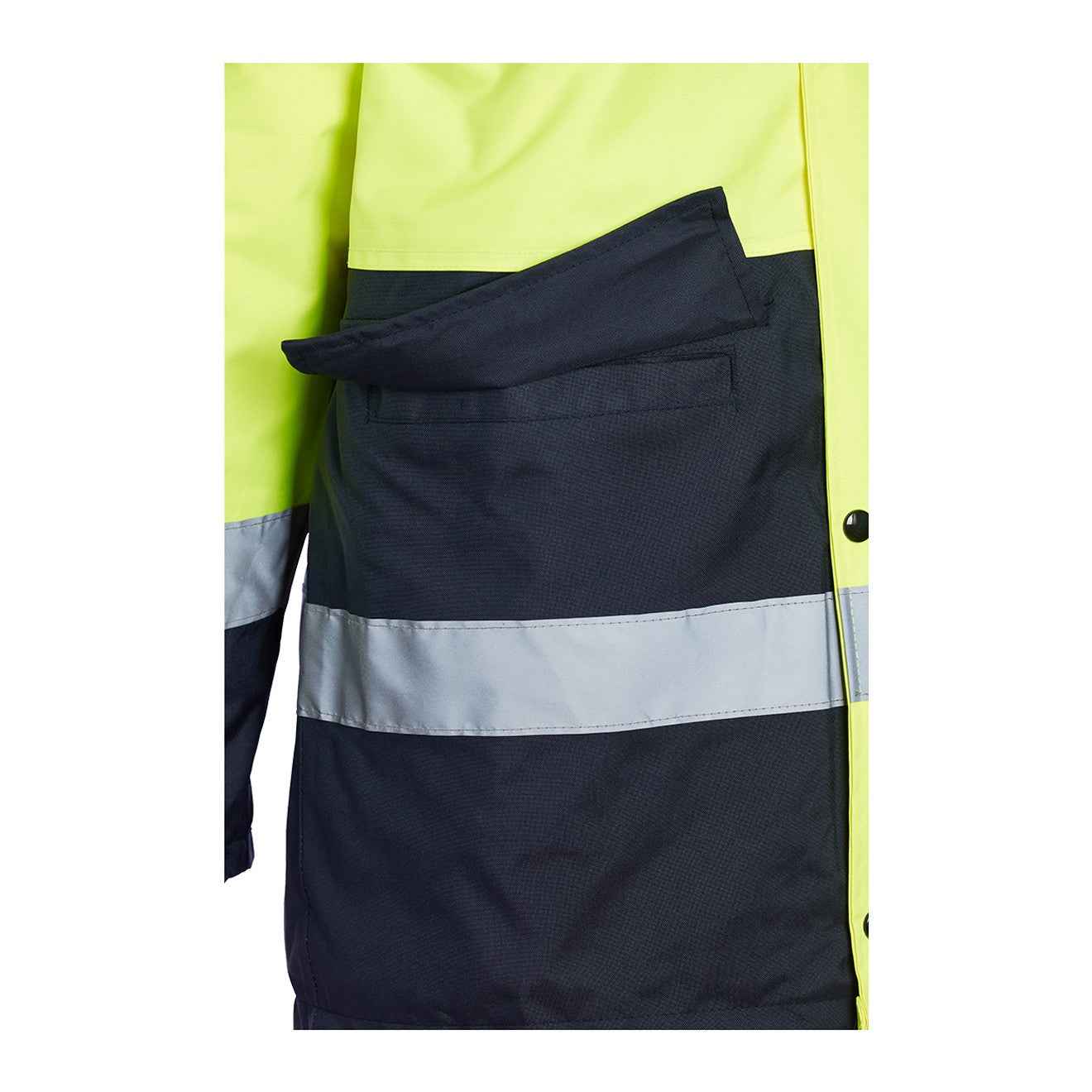 Blackrock Hi - Vis Two - Tone Coat - Yellow/Navy - ProAttire Ltd