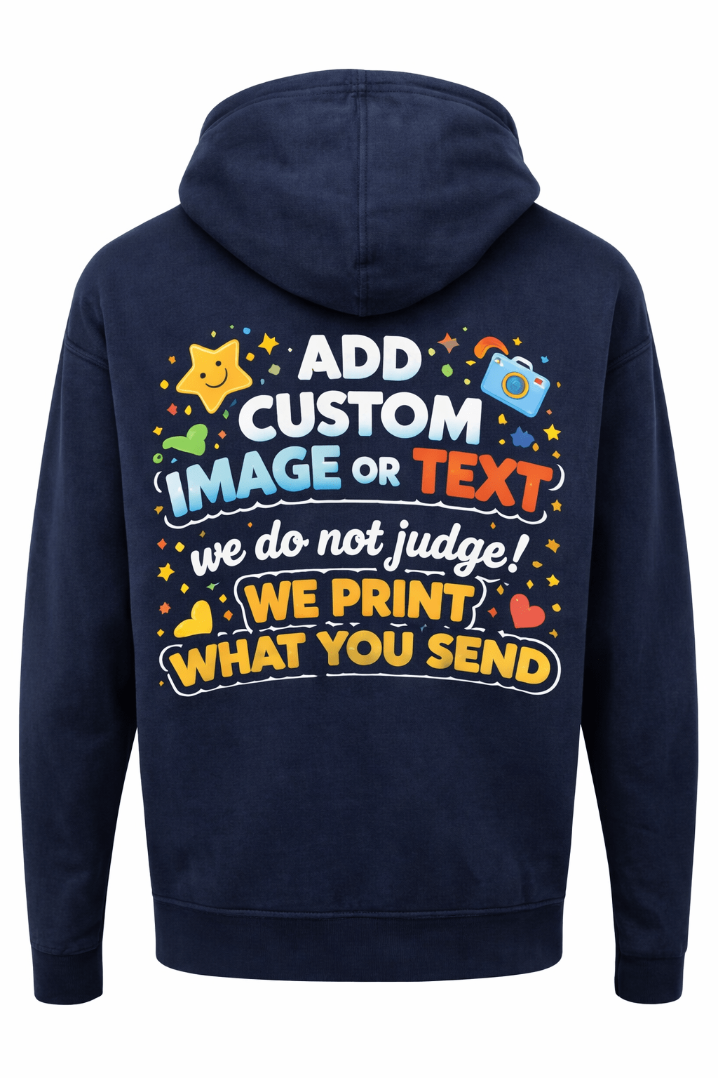Custom Hoodie Printing | Design Your Own Hooded Sweatshirt | Black Navy White | Personalised Logo Hoodie UK - ProAttire Ltd