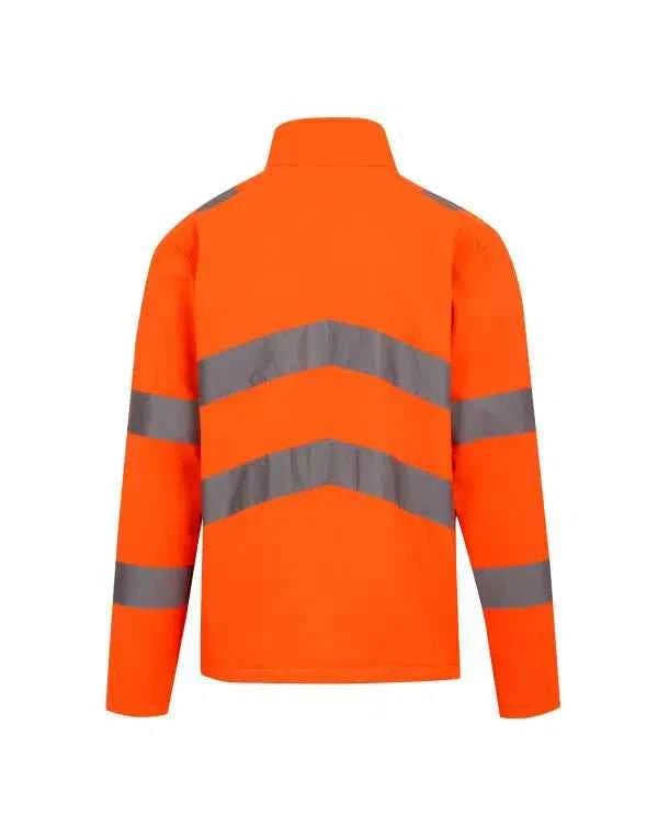 Hi - Vis Pro Contract Ablaze 2 Layer Softshell Jacket (Class 3) - ProAttire Ltd