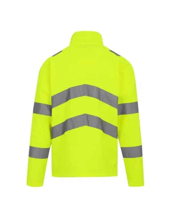 Hi - Vis Pro Contract Ablaze 2 Layer Softshell Jacket (Class 3) - ProAttire Ltd
