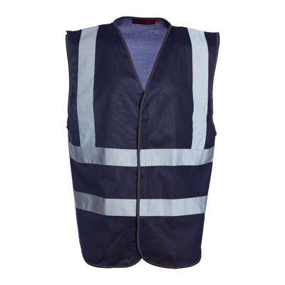 Hi-Vis Sleeveless Vest/Waistcoat - Various Colours Navy