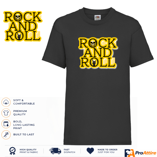 Kids Rock And Roll T Shirt | Rocker Kid | Music Festival Shirt For Boys & Girls | Music Lover | Cool Rock Kids Top | Kids Rock Out Ready!