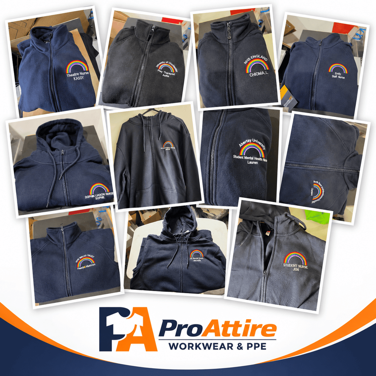 Personalised Healthcare Fleece, Embroidered Regatta Fleece, Doctor, GP, Medical Staff | Health Care | GP | Junior Doctor | Stethoscope - ProAttire Ltd
