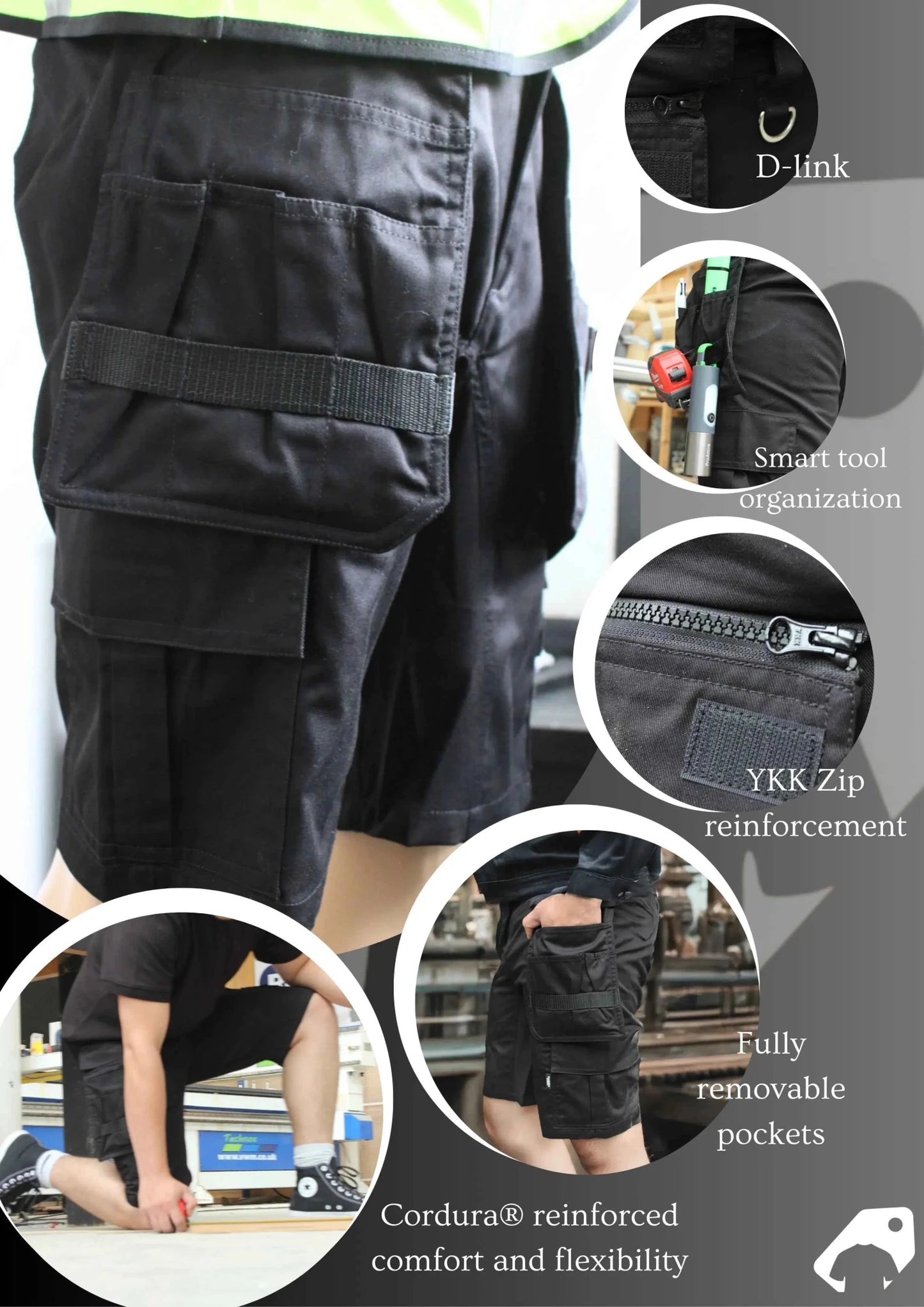 ProAttire Cargo Shorts with Removable Pockets - ProAttire Ltd