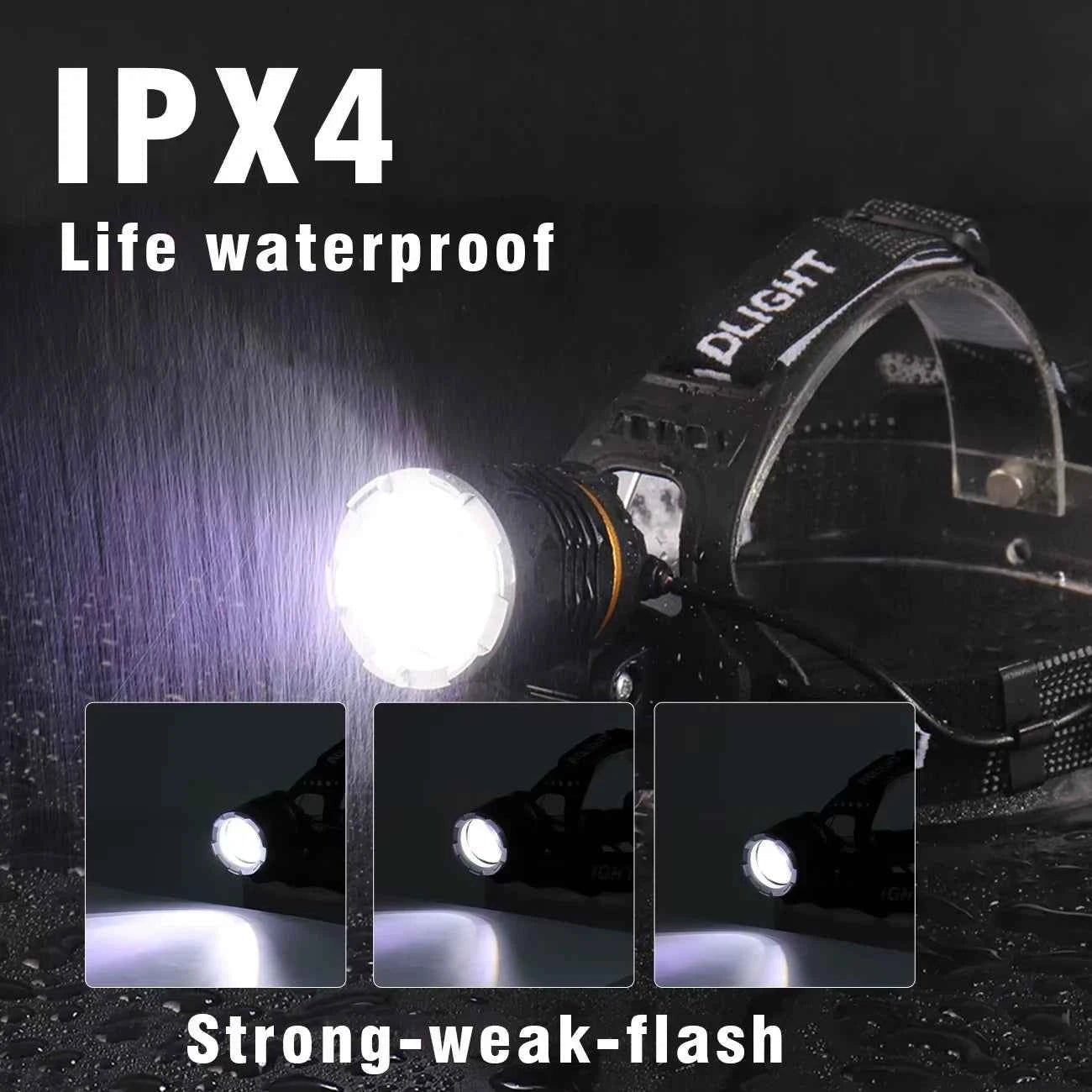 ProAttire Head Torch Rechargeable, Super Bright – Illuminate Your Adventures