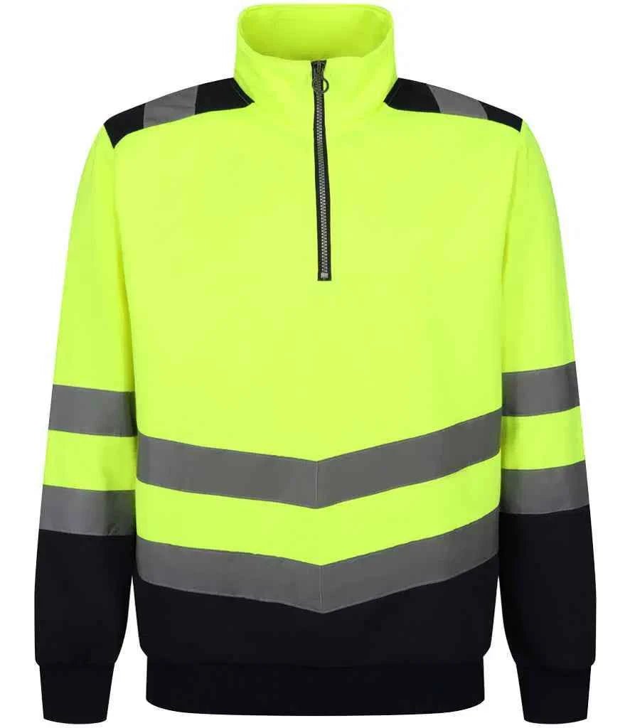 Regatta High Visibility Pro 1/4 Zip Sweatshirt - ProAttire Ltd