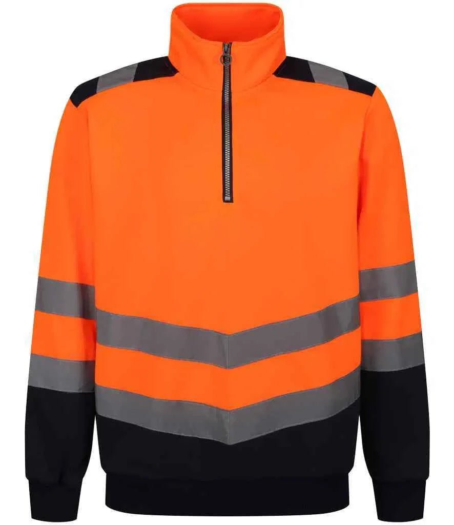 Regatta High Visibility Pro 1/4 Zip Sweatshirt - ProAttire Ltd