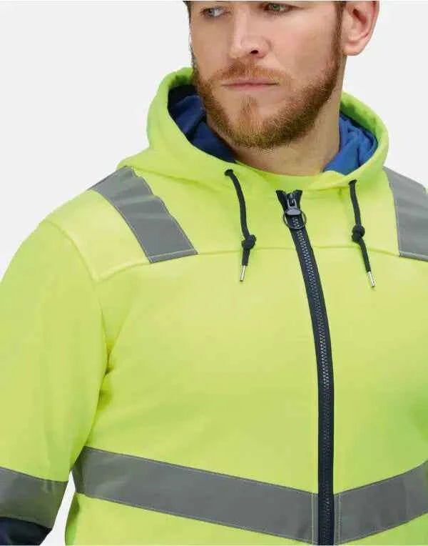 Regatta High Visibility Pro Full Zip Hoodie - ProAttire Ltd
