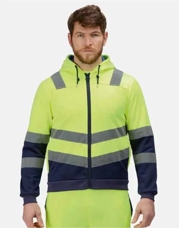 Regatta High Visibility Pro Full Zip Hoodie - ProAttire Ltd