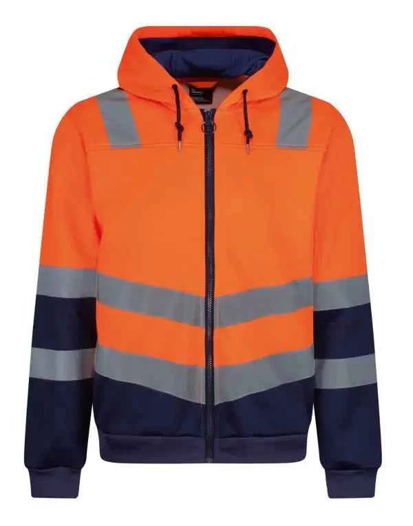 Regatta High Visibility Pro Full Zip Hoodie - ProAttire Ltd