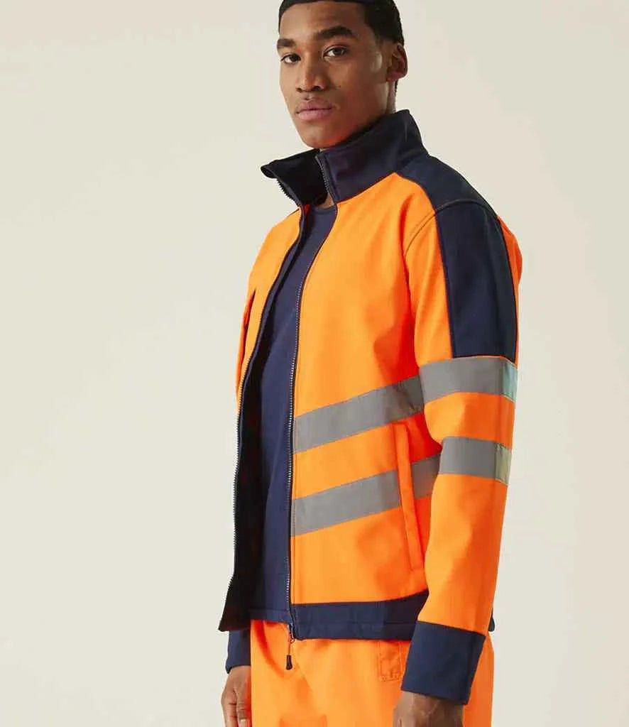 Regatta High Visibility Pro Soft Shell Jacket - ProAttire Ltd