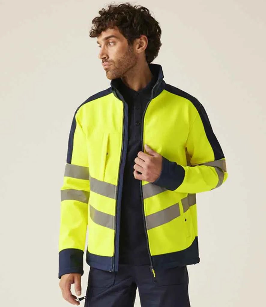 Regatta High Visibility Pro Soft Shell Jacket - ProAttire Ltd