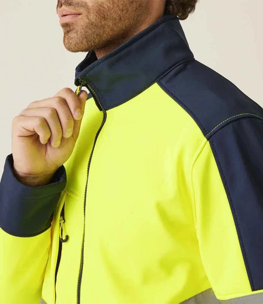 Regatta High Visibility Pro Soft Shell Jacket - ProAttire Ltd