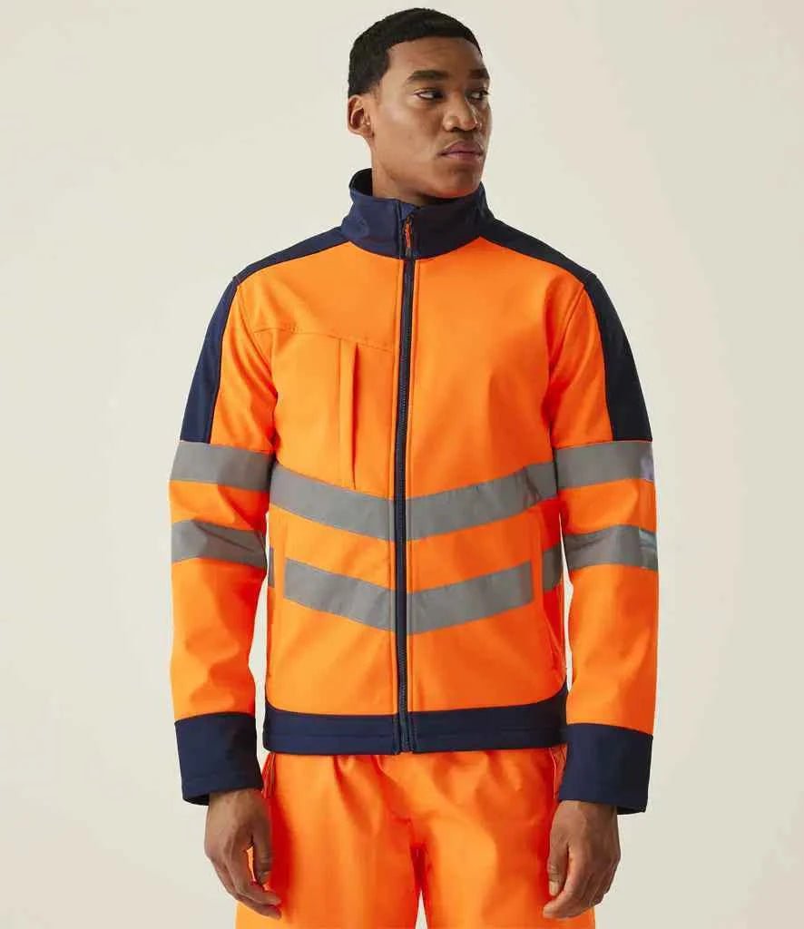Regatta High Visibility Pro Soft Shell Jacket - ProAttire Ltd