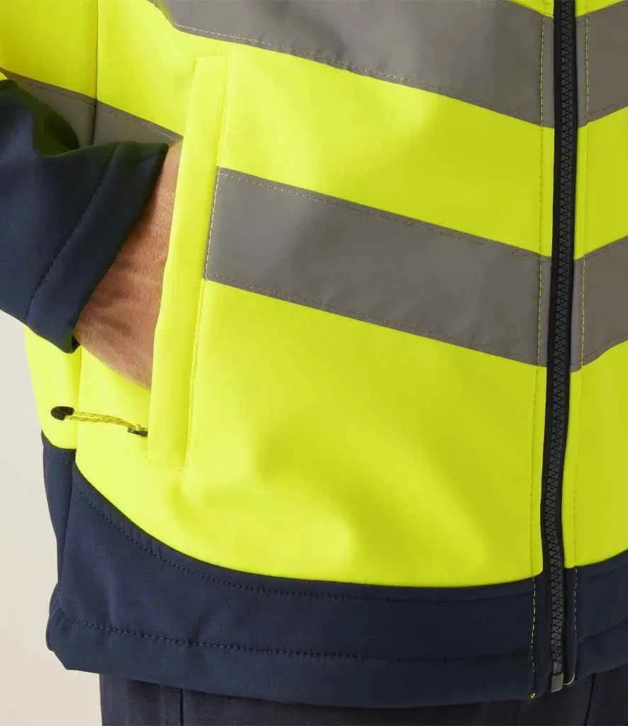 Regatta High Visibility Pro Soft Shell Jacket - ProAttire Ltd