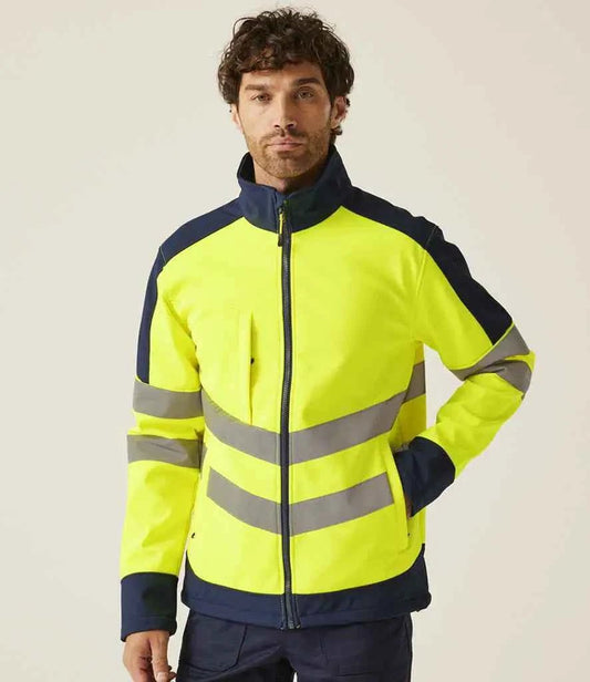 Regatta High Visibility Pro Soft Shell Jacket - ProAttire Ltd