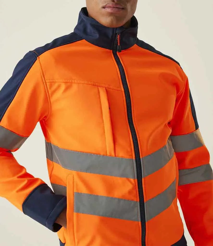 Regatta High Visibility Pro Soft Shell Jacket - ProAttire Ltd
