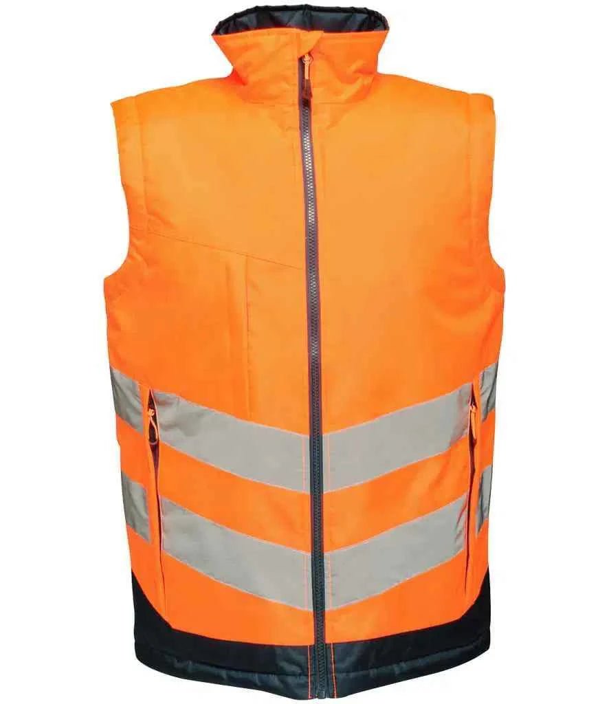 Regatta Pro Two Tone Insulated Body Warmer - High Vis - ProAttire Ltd