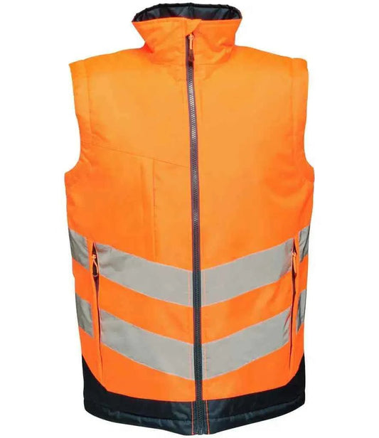 Regatta Pro Two Tone Insulated Body Warmer - High Vis - ProAttire Ltd