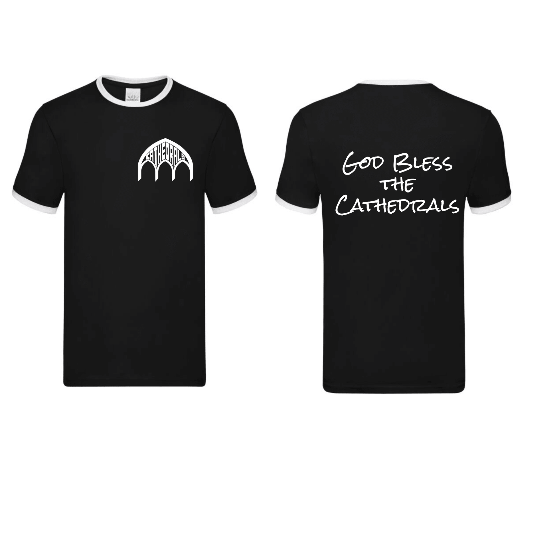 Ringer T-Shirt - God Bless The Cathedrals