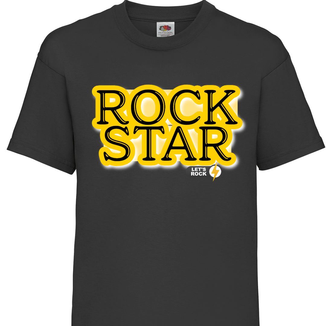 Rock Star Kids T Shirt | Cool Rocker for Boys & Girls | Music Lover Shirt | Future Rockstar Gift | Kids Graphic T-shirt | Rock Star