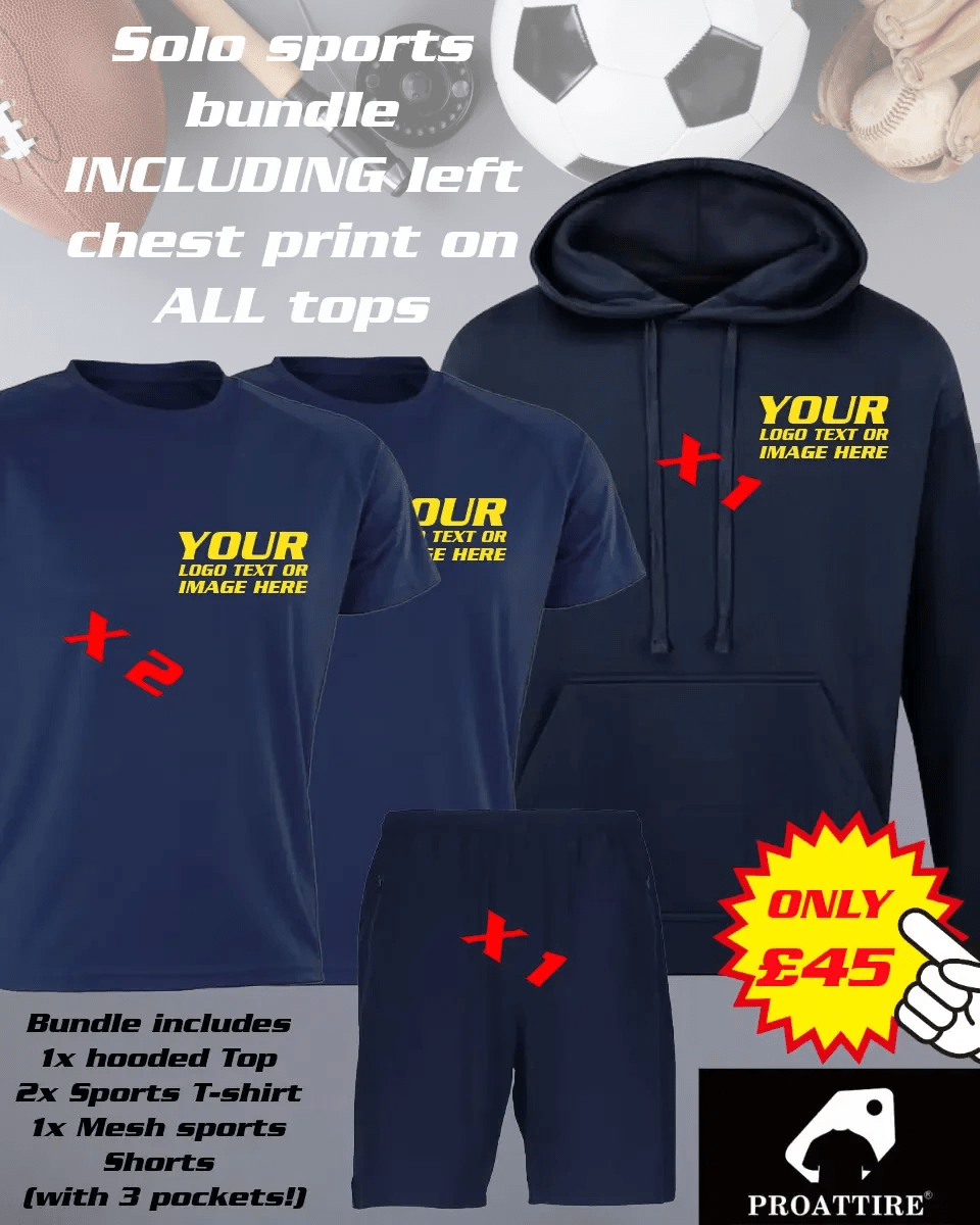 Solo Sports Bundle Offer - ProAttire Ltd