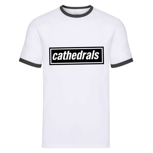 The Cathedrals Ringer T-shirt White - ProAttire Ltd