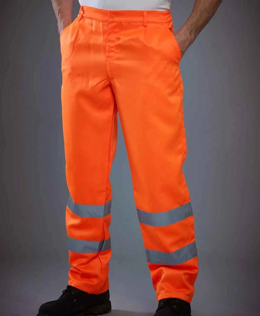 Yoko Hi - Vis Poly/Cotton Work Trousers - ProAttire Ltd